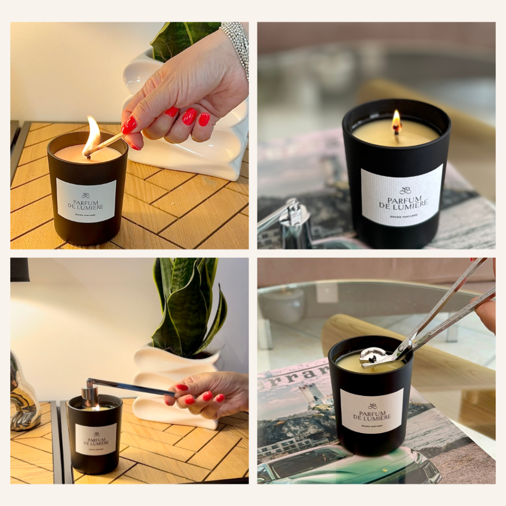 L'art du brulage des bougies Parfum de Lumière