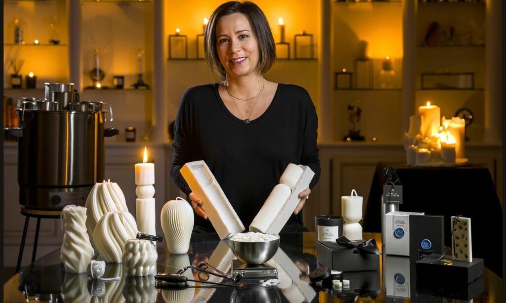 Un article dans le Var Info du mois de Septembre parle de la marque de bougie artisanales Parfum de Lumiere